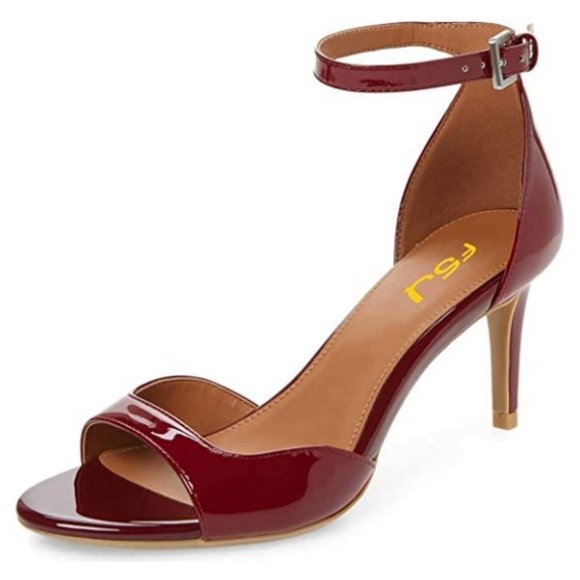 FSJ Shoes - FSJ Summer Buckled Ankle Strap Sandals Open Toe